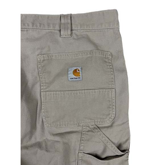 Carhartt‎ Rugged Flex Relaxed Fit Men Khaki Work Shorts Size 42 - Picture 6 of 6